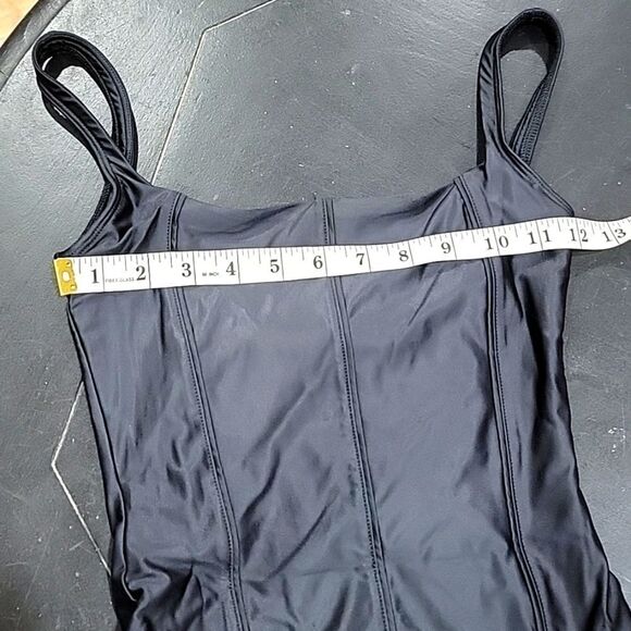 NEW.. REEBOK.. CARDI B.. black thong body suit/swimsuit.. - Picture 15 of 16